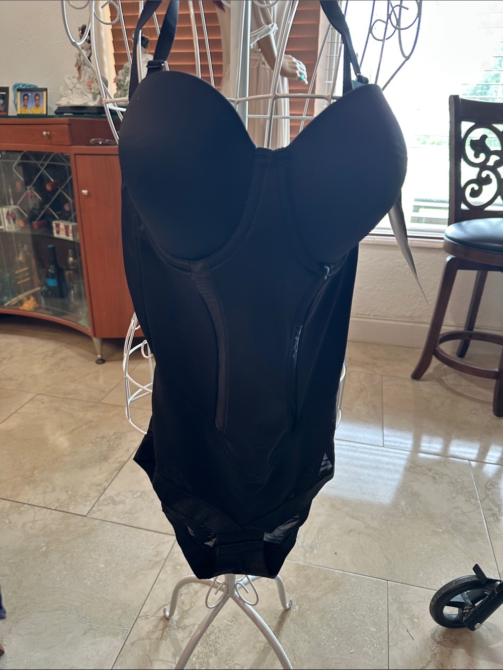Maidenform Black One-Piece Shaping Swimsuit